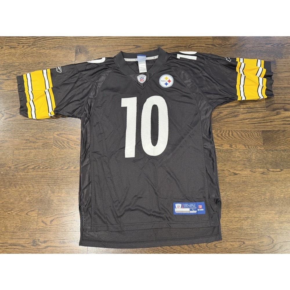 Reebok Vintage Pittsburgh‎ Steelers Santonio Holmes #10 NFL Jersey Mens Large